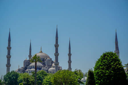 Suleymaniye mosque in Sultanahmet Istanbul Turkey ottoman landmarkの写真素材
