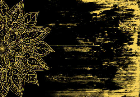 Mandala Template texture backgroundの写真素材