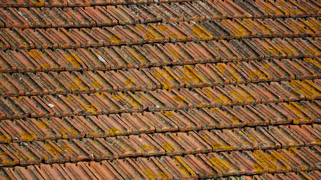 Roofing tiles texture template backgroundの写真素材