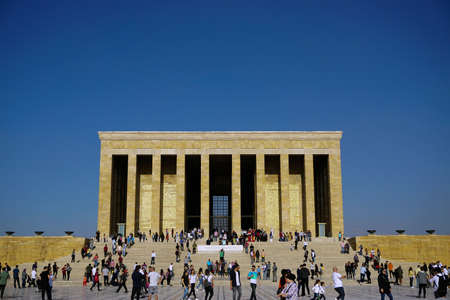 12 October 2019, Ankara Turkey, Anitkabir mousoleum monument in Ankara Turkeyのeditorial素材