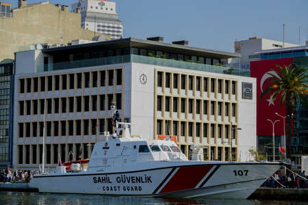 29 October 2019, Izmir Turkey, Celebrations and torch light procession on izmir konak on 29 October for the republic day;のeditorial素材