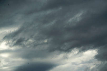 Cloudscape dark clouds atmosphere template backgroundの写真素材
