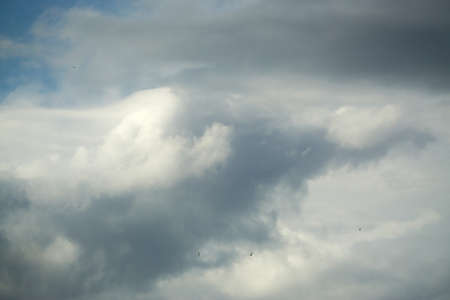 Cloudscape dark clouds atmosphere template backgroundの写真素材