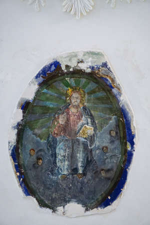 Sirince Izmir Turkey. St Demetius church in Sirince Turkeyの写真素材