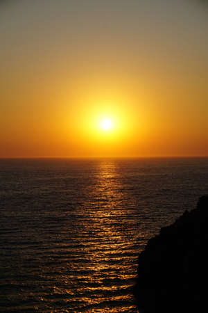 Sunset in Kusadasi Turkey scenic scenery at duskの写真素材