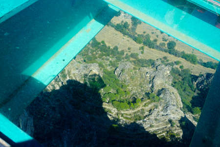 Ulubey canyons Worlds second biggest canyon in Usak Turkeyの写真素材