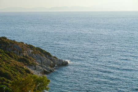 Sunset in Kusadasi Turkey scenic scenery at duskの写真素材