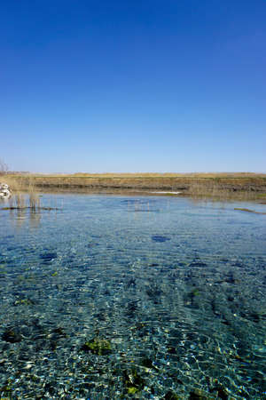 Sakarbasi in Cifteler Eskisehir Turkey the born place of the Sakarya river that flows to Blacksea Regionの写真素材