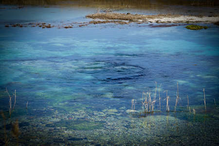 Sakarbasi in Cifteler Eskisehir Turkey the born place of the Sakarya river that flows to Blacksea Regionの写真素材