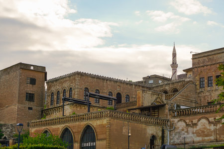 Artuklu Mardin, Turkey 7 May 2022 Mardin landscape at sunset with minaret of Ulu Cami, also known as Great mosque of Mardinのeditorial素材