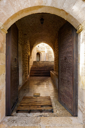 Artuklu, Mardin / Turkey 9 May 2022. Deyrulzafaran Monastery and Syriac Orthodox patriarchat ( Deyrul Zafaran Manastiri ) in Mardin.のeditorial素材