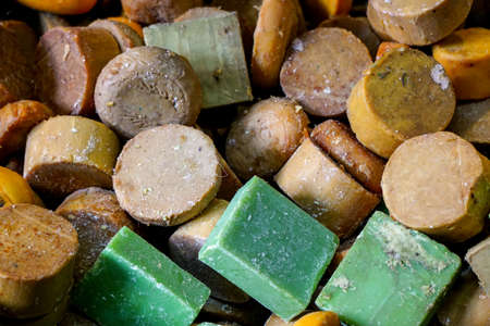 Handmade soap of Mardin Turkey with different aromasの写真素材