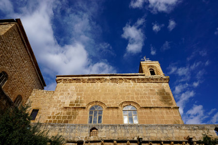 Artuklu, Mardin / Turkey 9 May 2022. Deyrulzafaran Monastery and Syriac Orthodox patriarchat ( Deyrul Zafaran Manastiri ) in Mardin.のeditorial素材