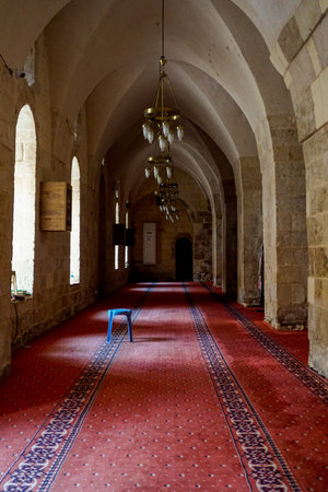 Artuklu Mardin, Turkey 7 May 2022 Interior of Ulu Cami, also known as Great mosque of Mardinのeditorial素材