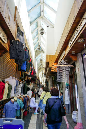 8 May 2022 Diyarbakir Turkey. Hasan Pasha han bazaar in Diyarbakirのeditorial素材