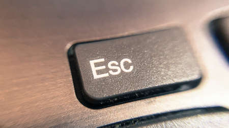 Macro shot of keyboard buttons close up viewの写真素材