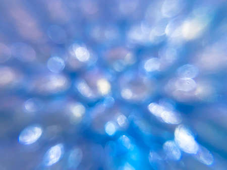 Blue defocused background texture templateの写真素材