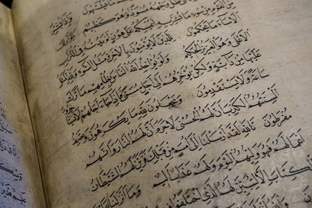 13 July 2025 Erzurum Turkey. Double Minaret Madrasah and Museum in Erzurum Turkey with artchitectural details and old artifacts museumの写真素材