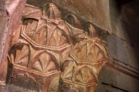 13 July 2025 Erzurum Turkey. Yakutiye Madrasah and Museum. Historical monument from ottoman empire and museum objectsの写真素材