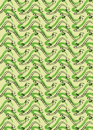 snake patternのイラスト素材