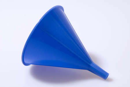 Blue Funnel Isolatedの写真素材