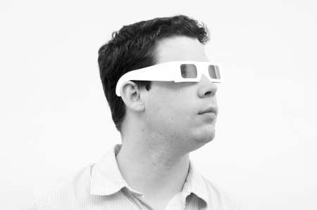 Watching 3D Movie in Black and White