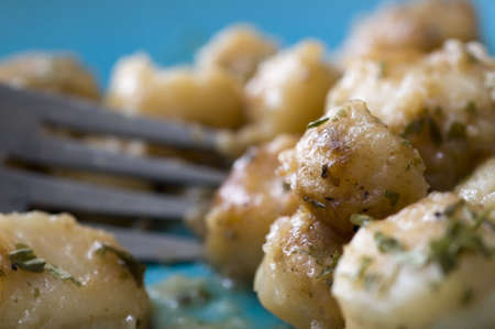 Close up of Scallopsの写真素材