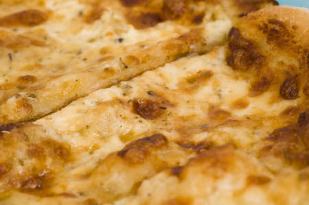 Close up of White Pizzaの写真素材