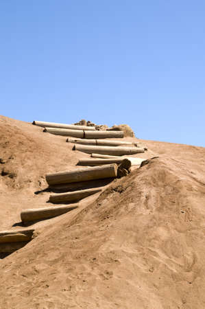 Trail at Point Loma National Parkの写真素材