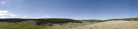 Panorama of Wyoming Landscapeの写真素材