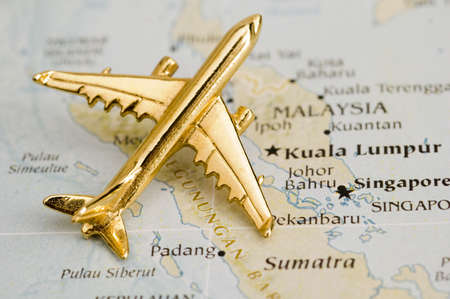  Plane over Malaysia - Map is Copyright Free Off a Goverment Website - Nationalatlas.govの写真素材