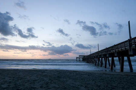 Sunrise at Tybee Islandの写真素材