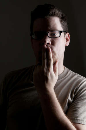 Portrait of Male in Glasses