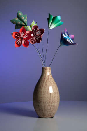 Origami Flowersの写真素材
