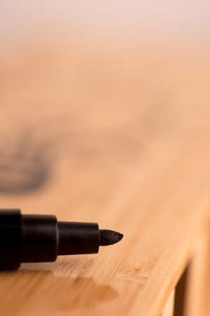 Marker on Dry Erase Boardの写真素材