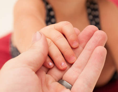 Holding Handの写真素材