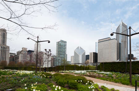 Grant Park in Chicagoの写真素材