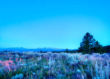 Morning in the Rocky Mountainsの写真素材