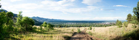Panorama of Boulder, Coloradoの写真素材
