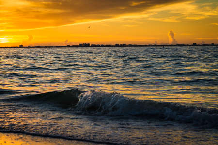 Sunrise in Sanibel Islandの写真素材