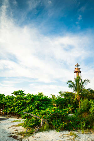 Lighthouse at Sanibel Islandの写真素材