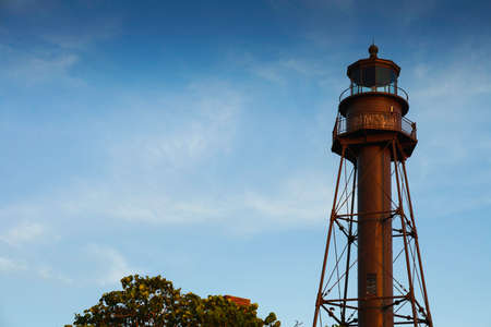 Lighthouse at Sanibel Islandの写真素材