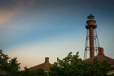 Lighthouse at Sanibel Islandの写真素材