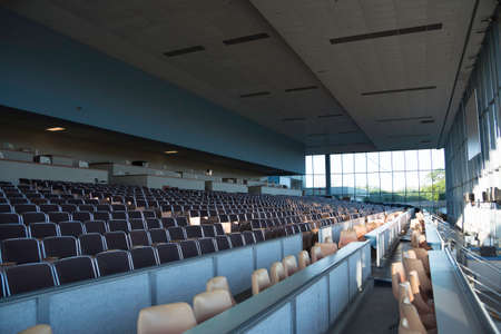 Seating at Racetrackの写真素材