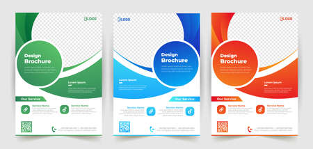Business abstract vector template. Brochure design, cover modern layout, annual report, poster, flyer in A4 with colorful triangles, geometric shapes for tech, science, market with light backgroundのイラスト素材