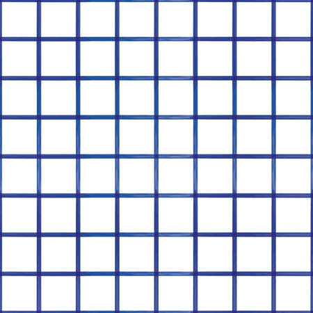 Vector blue lines, grid white seamless patternのイラスト素材