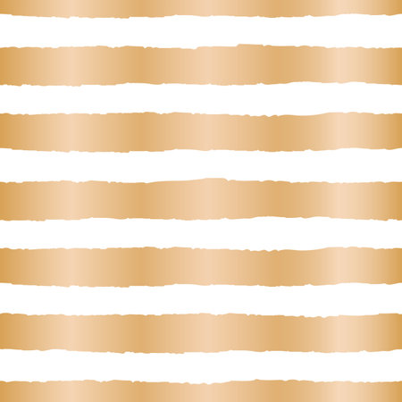 Vector gold rough stripes white seamless patternのイラスト素材