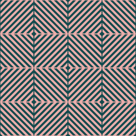 Vector pink green grid optical seamless patternのイラスト素材