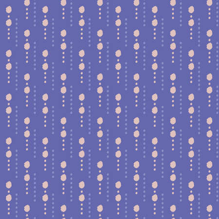 Vector pink dots violet very peri repeat patternのイラスト素材