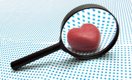 magnifying glassの写真素材